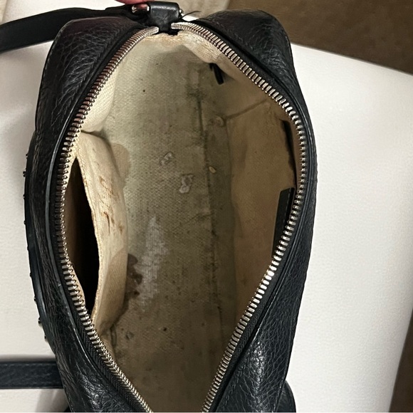 COPY - AUTHENTIC Gucci Soho Disco Bag – Black Pebbled Leather - Picture 8 of 8